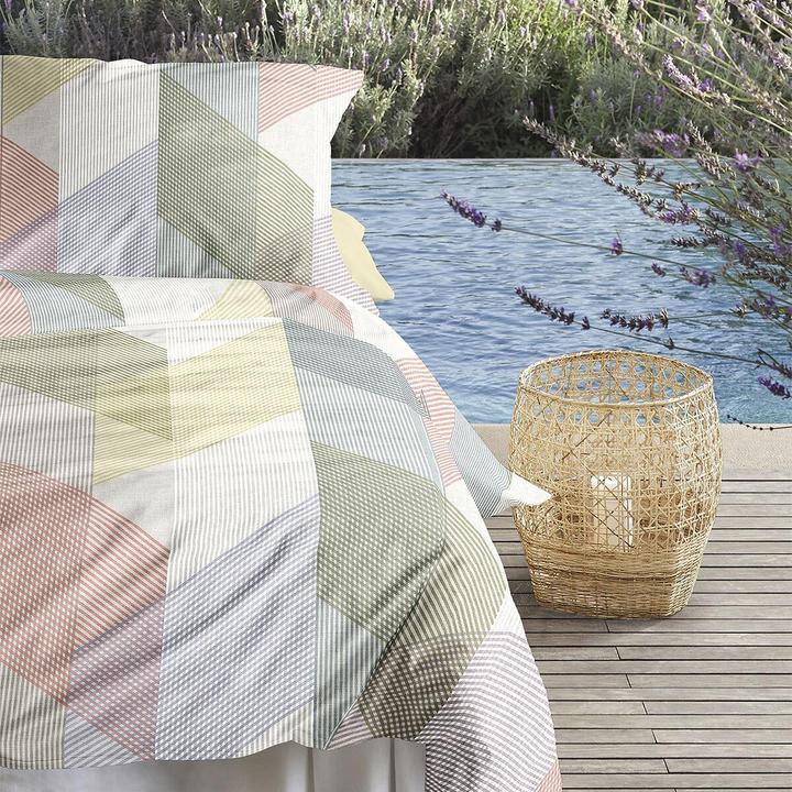 Actual product image Irisette Mako-Satin Bettwäsche Wave 8739 multi (135x200 cm)
