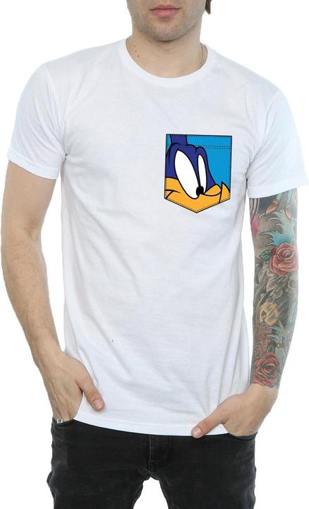 Produktbild Looney Tunes Road Runner Face Faux Pocket TShirt (XL)