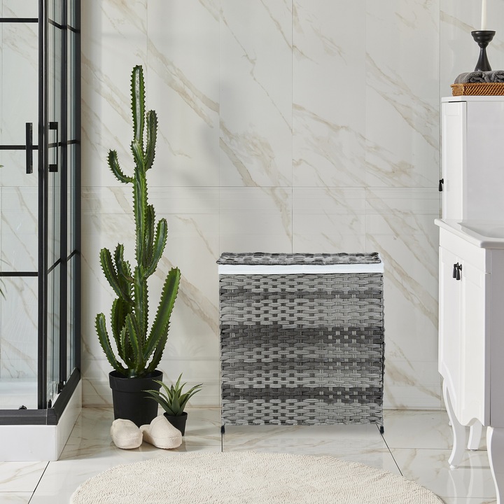 Actual product image Relaxdays Laundry basket (110 l)