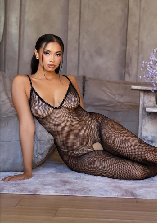 Produktbild Leg Avenue Crotchless Fishnet Bodystocking (One Size)