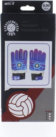 Besttoy Strassenkicker - Torwarthandschuhe - Gr. 6 - blau (6)