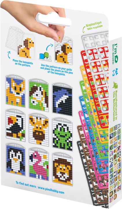 Produktbild pixeln.ch Pixel Medaillon Set Tiere