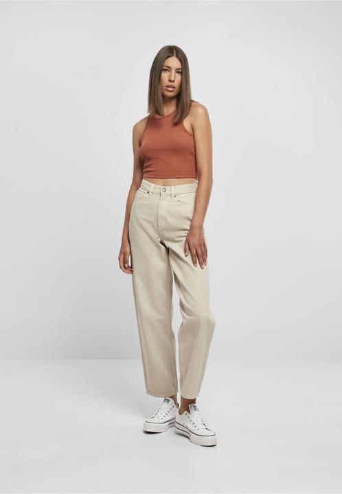 Actual product image Urban Classics Ladies Cropped Rib Top (S)