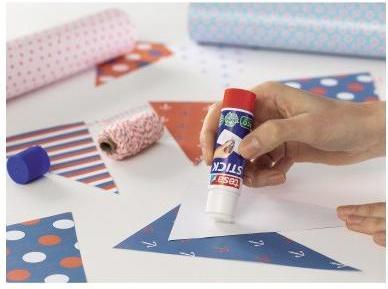 Actual product image tesa 4x ecoLogo glue stick, odourless glue stick for paper / cardboard