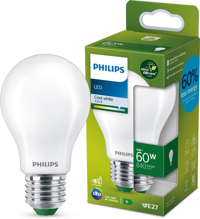 Produktbild Philips LED Classic (E27, 4 W, 840 lm, 1 x, A)