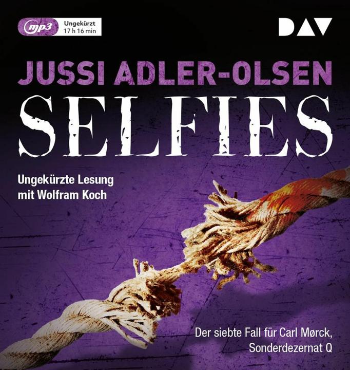 Produktbild Selfies. Der siebte Fall für Carl Mørck, Sonderdezernat Q (Wolfram Koch, Hannes Thiess, Jussi Adler-Olsen, Deutsch)