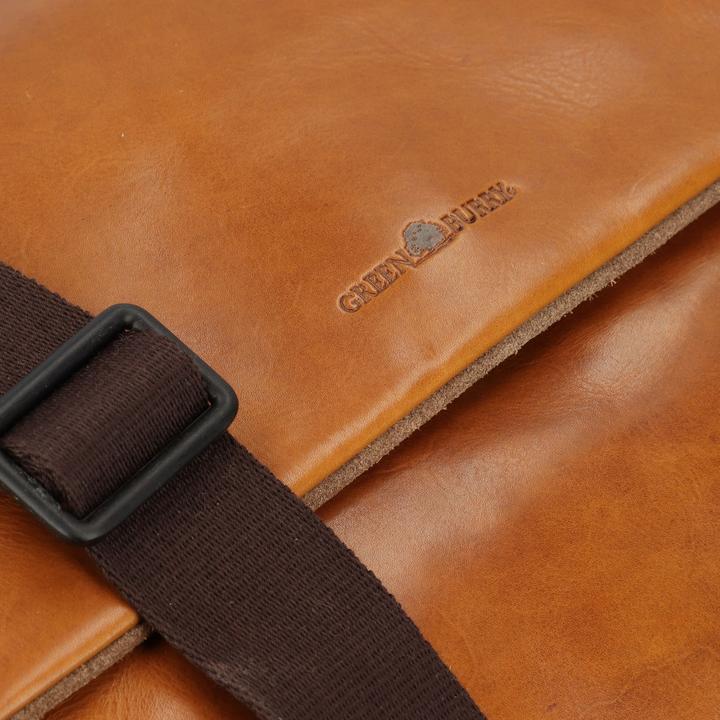 Actual product image Greenburry Newport Messenger Leder 35 cm (9 l)