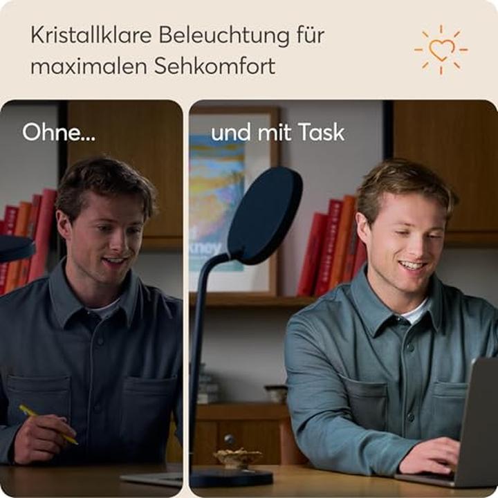 Produktbild Lumie 10000 Lux 15cm Task schwarz Lichttherapie Büro (10000 lx)