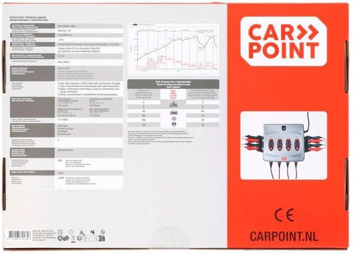 Actual product image Carpoint BX-6 Battery Charger (12V, 16 A)
