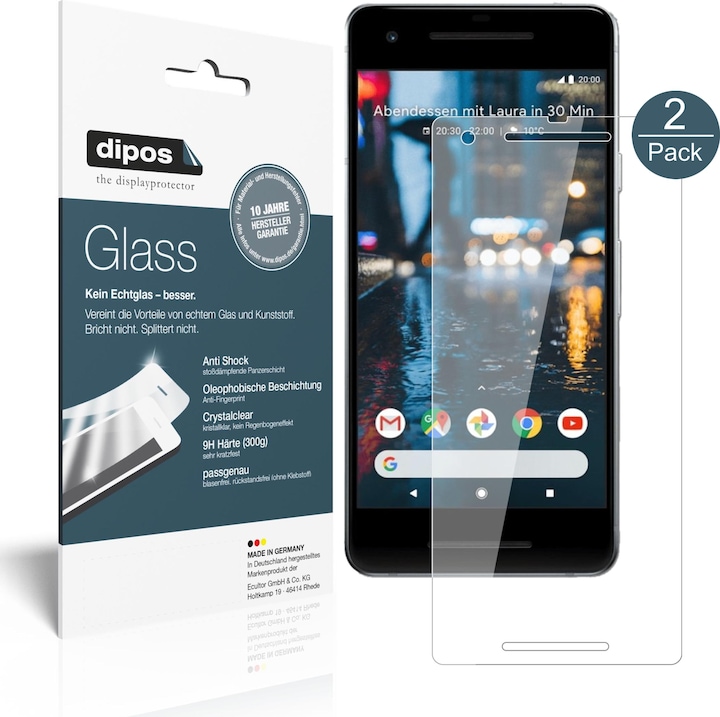 Produktbild Dipos Displayschutz Anti-Shock (2 Stück, Google Pixel 2)