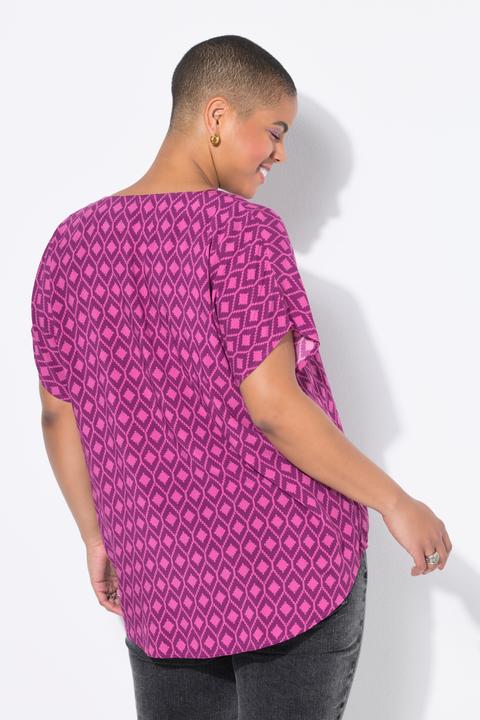 Immagine prodotto Studio Untold Maglia dal taglio oversize con stampa a rombi (42, 44)