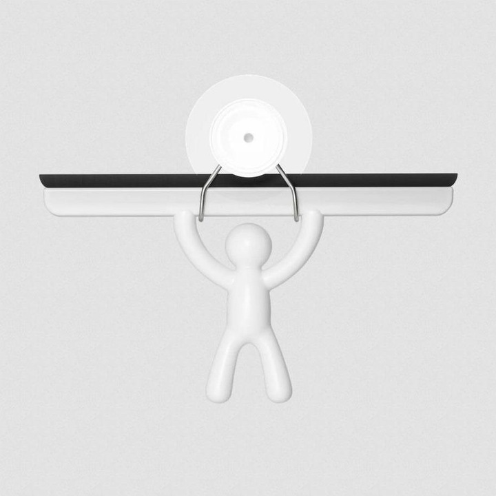 Actual product image Umbra BUDDY Adhesive Squeegee, white