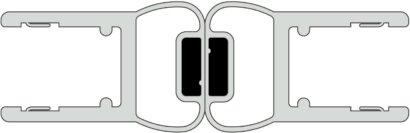 Actual product image Pauli+Sohn Magnetic shower door seals