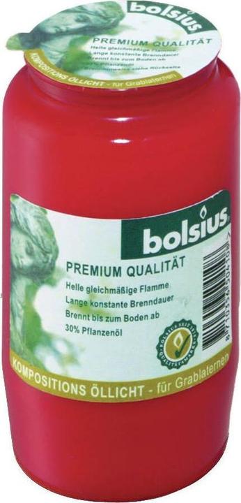 Actual product image Bolsius Grave light 3days red (1 pcs.)