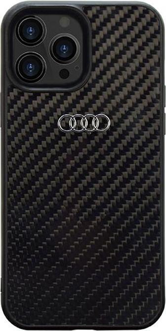 Produktbild Audi Carbon Fiber iPhone 14 Pro Max 6.7" czarny/black hardcase AU-TPUPCIP14PM-R8/D2-BK (Apple iPhone 14 Pro Max)