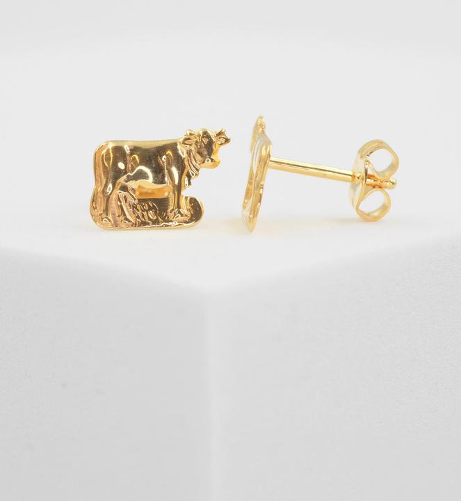 Produktbild Muau Ohrstecker (Gelbgold)