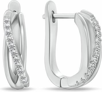 Immagine prodotto Brilio Argento - Delicati orecchini in argento con zirconi chiari EA1092W