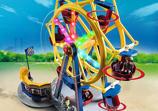Actual product image Playmobil Ferris wheel with colourful lighting (5552)