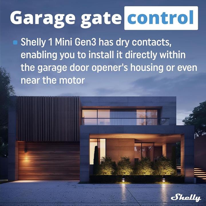 Produktbild Shelly 1 Mini Gen3 (Schaltaktor)