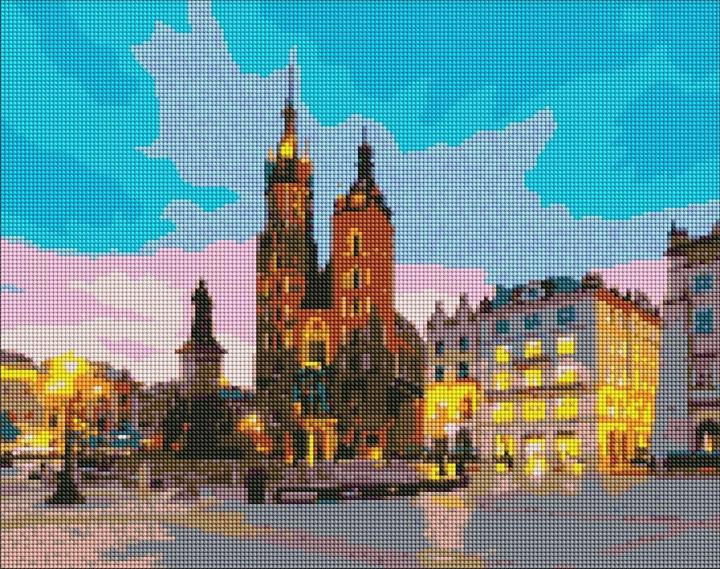 Produktbild Ideyka Diamant Mosaik - Krak am Abend 40x50cm