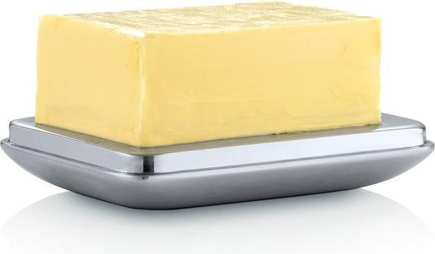 Produktbild Blomus 63637 Butterdose Edelstahl matt, small basicfür 125 g Butter, small