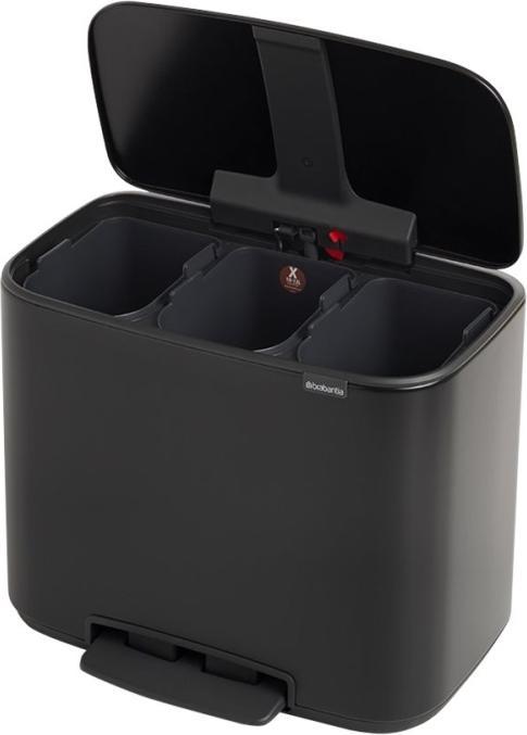 Actual product image Brabantia Bo pedal bin 3 x 11 L (33 l)
