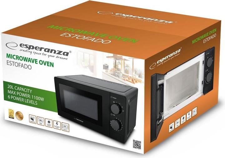 Produktbild Esperanza EKO011K Mikrowellenherd (20 l)