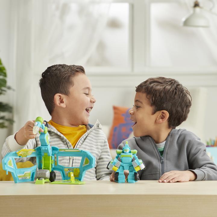 Actual product image Transformers Playskool Heroes Rescue Bots Academy Command Center Hoist