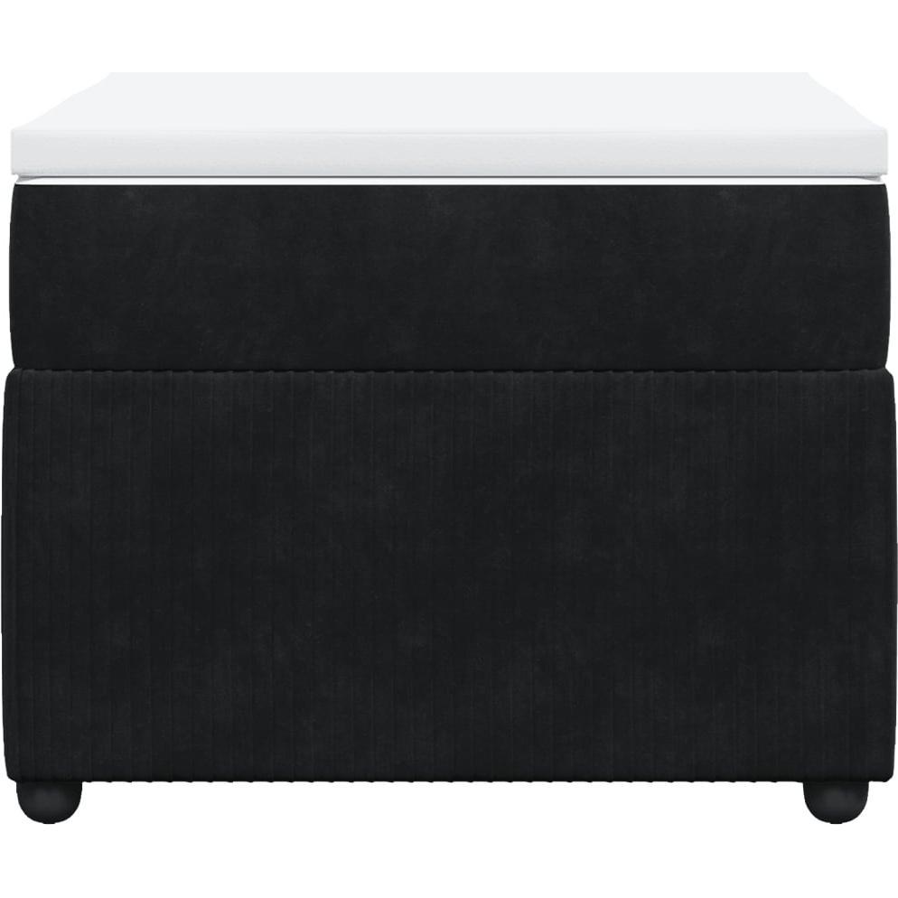 Thumbnail - VidaXL, Bett, Bo x springbett mit Matratze 90 x 190 cm Samt (90 x 190 cm)