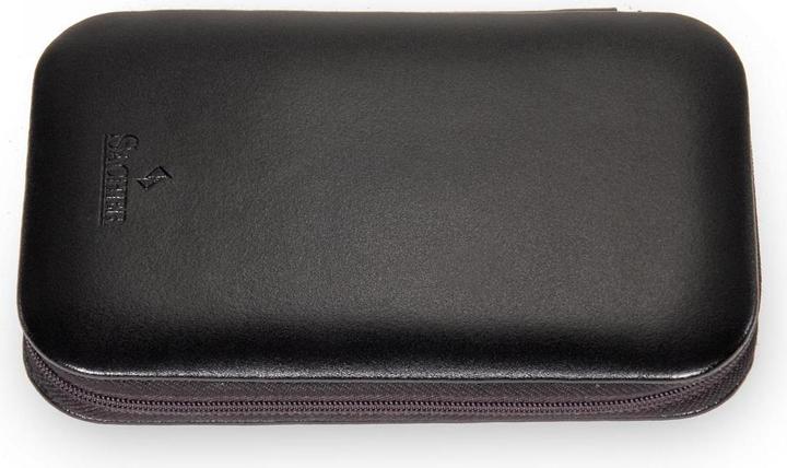 Immagine prodotto Sacher TR600R.0104 - Astuccio per manicure da 10 pezzi Set per manicure in pelle nera