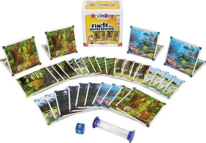 Actual product image Brainbox Find the difference - Animals (German)