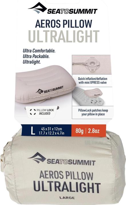 Actual product image Sea To Summit Aeros Ultralight Pillow L Moonstr. (Head & neck pillow)