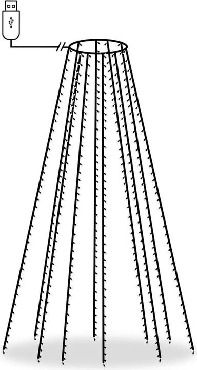 Actual product image vidaXL Weihnachtsbeleuchtung (5 m)