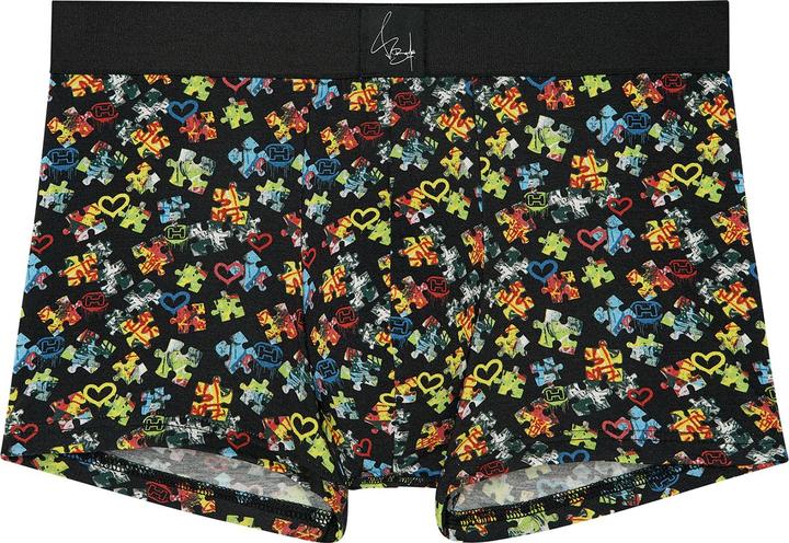 Image du produit HOM Retro Pants Puzzled Love Boxer (M, Une unité par pack)