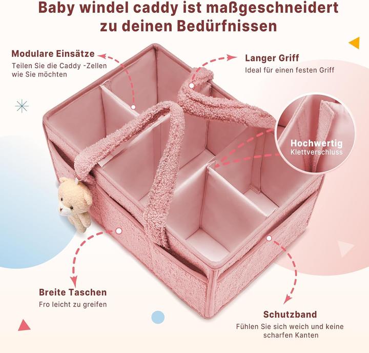 Actual product image Chanxiuzai Baby Wickeltasche Organizer für Wickeltisch