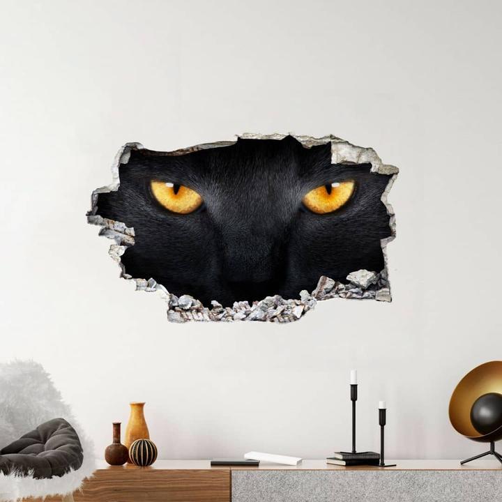 Actual product image Trenddeko 3D cat eyes (36 x 60 cm)