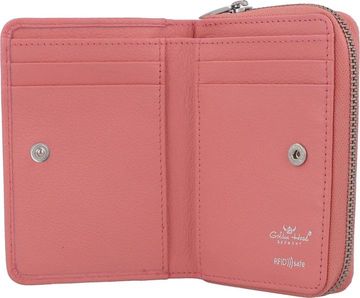 Image du produit Golden Head Porte-monnaie Madrid protection RFID cuir 8 cm