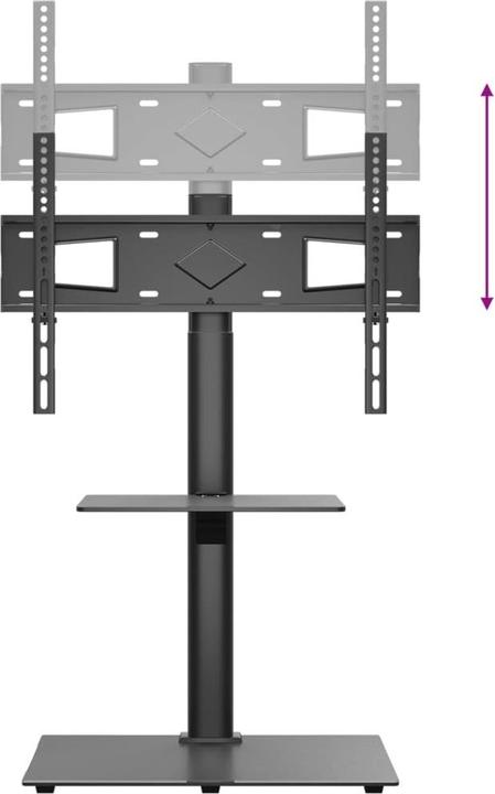 Actual product image vidaXL TV-Eckständer (45 kg, 32" - 65")