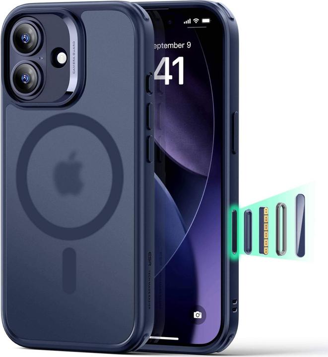 Blau, Frosted blue, Transparent