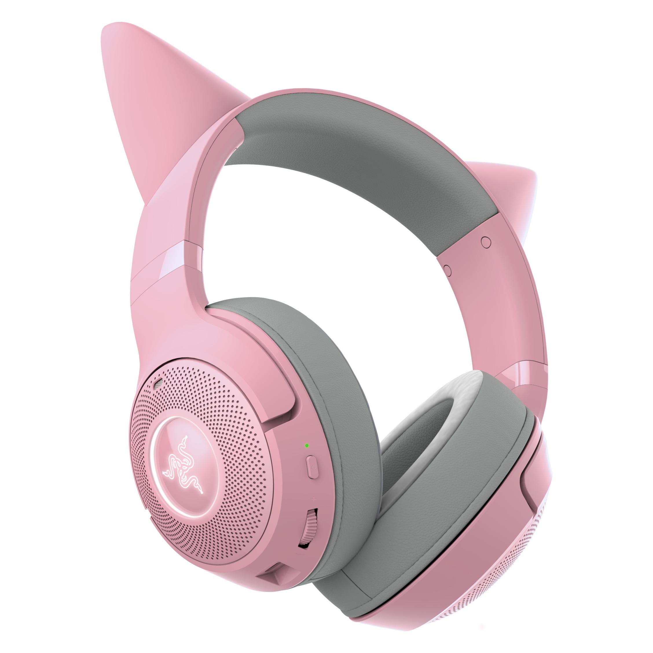 Razer Kraken Kitty V2 - Quartz Ed. (Kabellos), Gaming Headset, Rosa