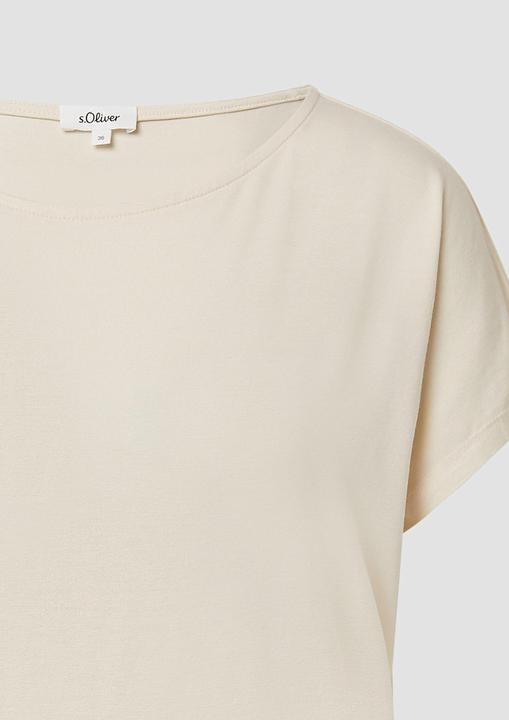 Produktbild S.Oliver T-Shirt Fliessendes Jersey-Shirt mit überschnittenen Schultern (38)