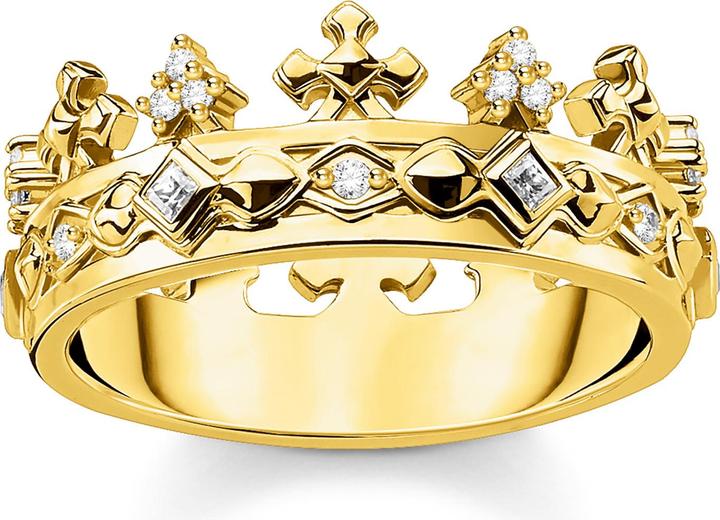 Produktbild Thomas Sabo Ring Krone gold (48, 925 Silber)