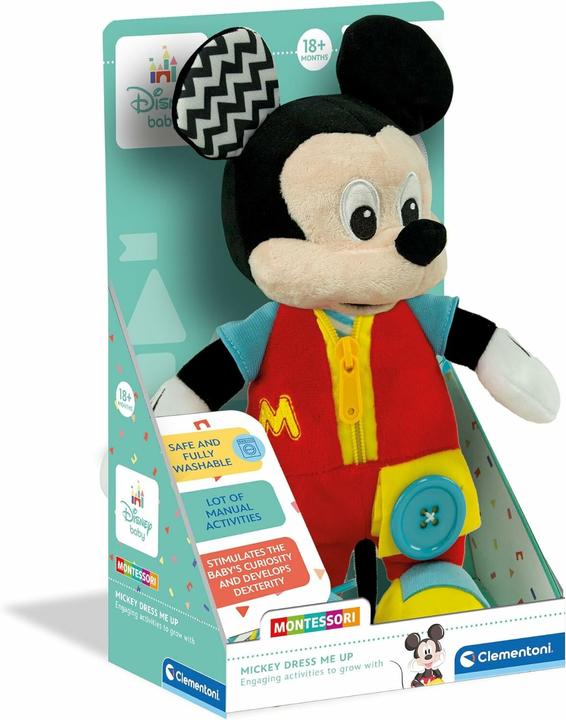 Produktbild Clementoni Clemen Baby Mickey - dress me up 17859 (10 cm)