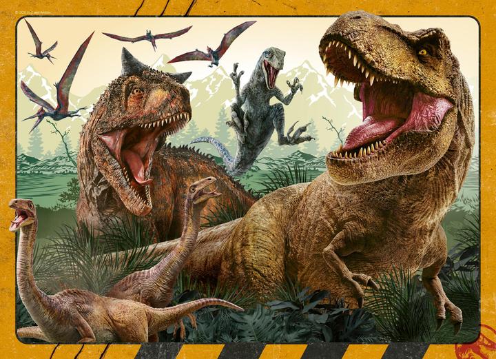 Productafbeelding Ravensburger Puzzel 4x100 Jurassic World Bumper Pack (100 onderdelen)