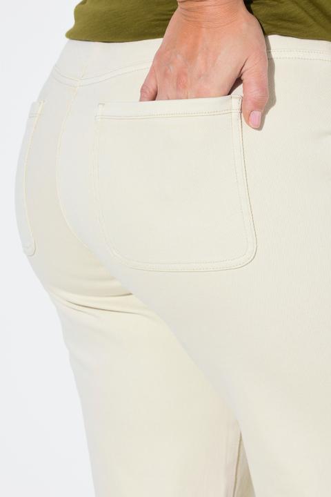Produktbild Ulla Popken Jeans-Culotte, weites Bein, Elastikbund (44)