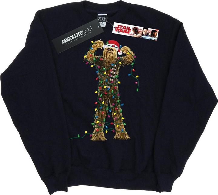 Produktbild Star Wars Chewbacca Christmas Lights Sweatshirt Mädchen (140, 146)