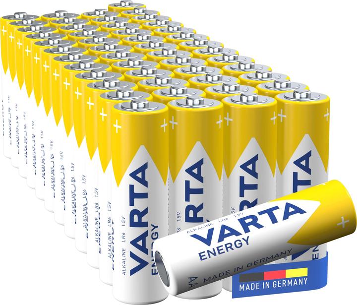 Actual product image Varta Batteries Energy Mignon AA (50 pcs., AA, 1200 mAh)