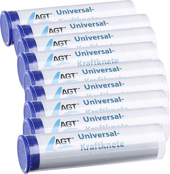 Produktbild AGT 3er-Pack Universal-Kraftknete: 2-Komponenten-Kleber aus Epoxidharz (56 g)
