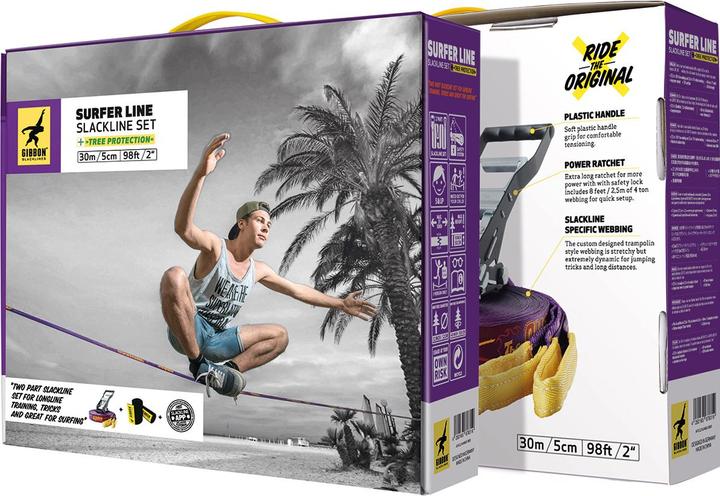 Actual product image Gibbon Surfer Line Treewear Set (30 m)