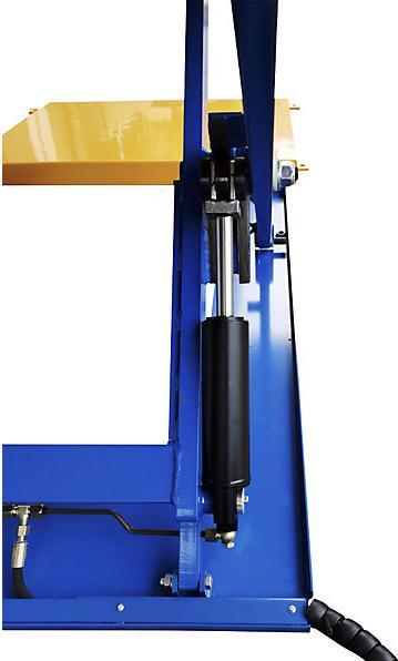 Immagine prodotto eurokraft basic Piano elevatore piatto, a forma di G, portata 1200 kg, comando a pedale.
